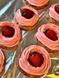 Strawberry shortcake cookies