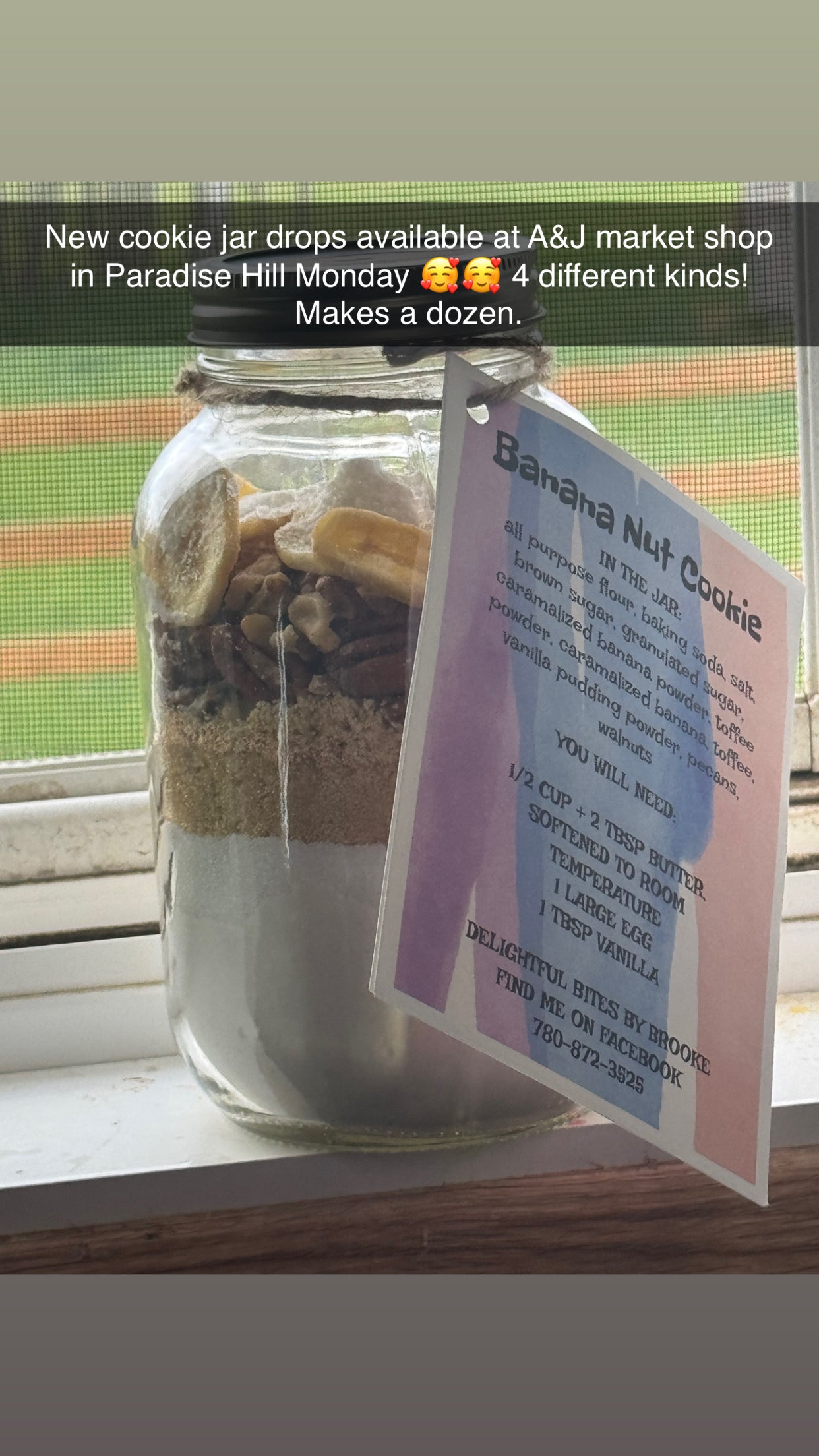 DIY Banana Nut Jar
